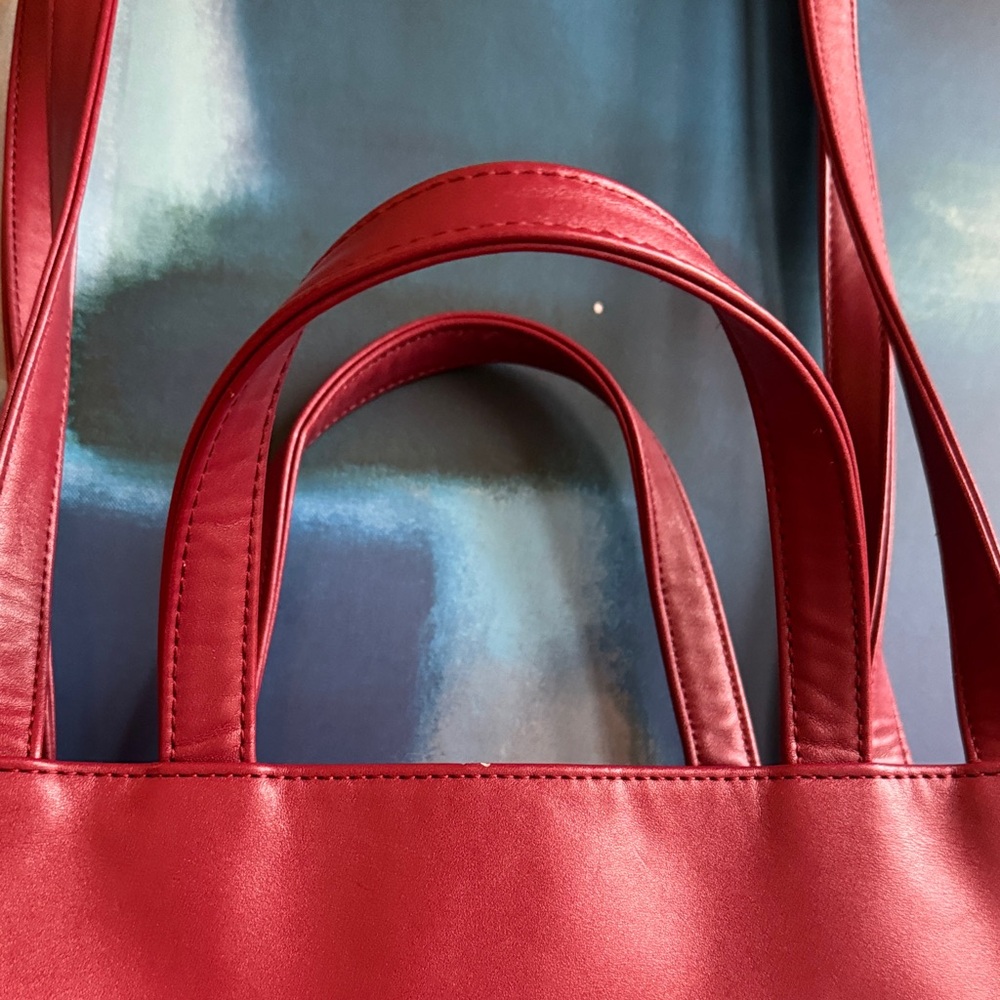 Telfar Deep Burgundy Vegan 2005 Tote Shopper - Picture 8 of 17